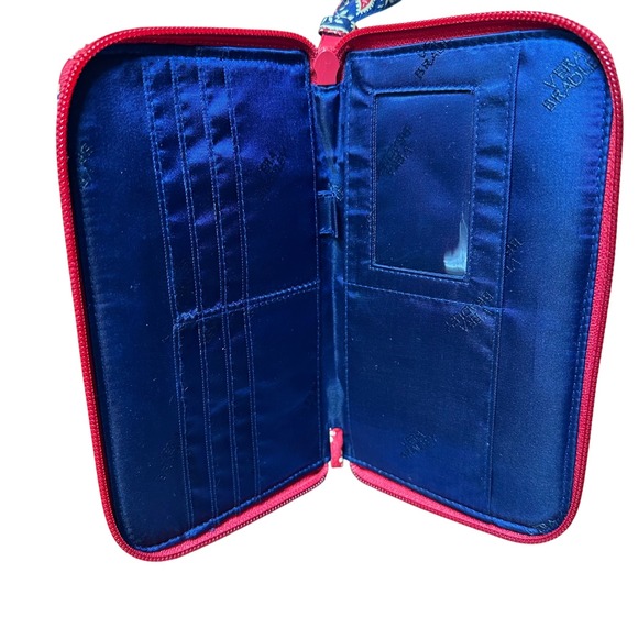 RETIRED Vera Bradley Americana Red wallet & Riveira Blue kiss lock photo album. - Picture 7 of 9